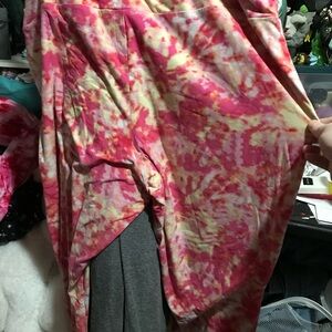 Terra & Sky Pink and Yellow leggings